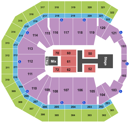 Pinnacle Bank Arena Seating Chart