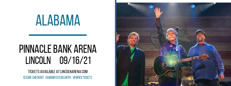 Alabama at Pinnacle Bank Arena tickets Alabama at Pinnacle Bank Arena