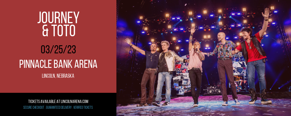Journey & Toto at Pinnacle Bank Arena tickets Journey & Toto at Pinnacle Bank Arena