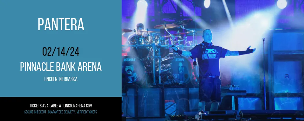 Pantera at Pinnacle Bank Arena